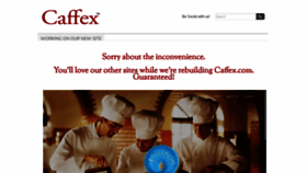 What Caffex.com website looked like in 2020 (4 years ago)