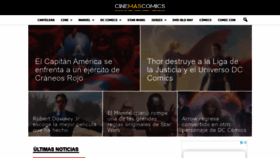What Cinemascomics.com website looked like in 2020 (4 years ago)