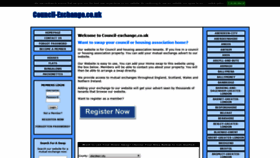 What Council-exchange.co.uk website looked like in 2020 (4 years ago)
