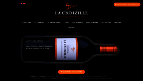 What Chateaulacroizille.com website looked like in 2020 (4 years ago)