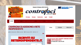 What Controvoci.com website looked like in 2020 (4 years ago)