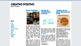 What Creativopositivo.com website looked like in 2020 (4 years ago)