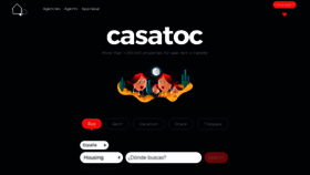 What Casatoc.com website looked like in 2020 (4 years ago)