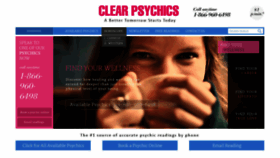 What Clearpsychics.com website looked like in 2020 (4 years ago)