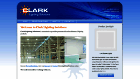 What Clarklightingsolutions.com website looked like in 2020 (4 years ago)