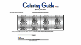 What Cateringguideusa.com website looked like in 2020 (4 years ago)
