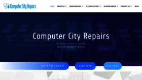 What Computercityrepairs.com website looked like in 2020 (4 years ago)