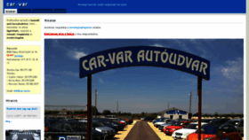 What Car-var.hu website looked like in 2020 (4 years ago)