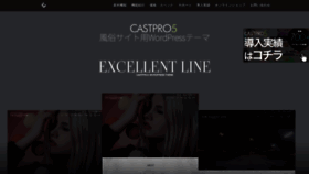 What Castpro4.jp website looked like in 2020 (4 years ago)