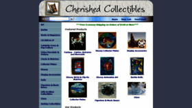 What Cherishedcollectibles.com website looked like in 2020 (4 years ago)