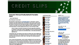 What Creditslips.org website looked like in 2020 (4 years ago)