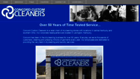 What Concordcustomcleaners.com website looked like in 2020 (4 years ago)