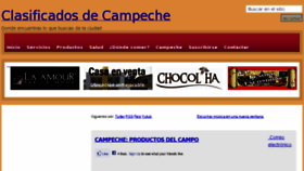What Clasificadosdecampeche.com website looked like in 2011 (13 years ago)