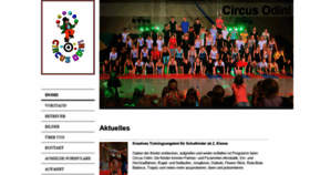 What Circus-odini.de website looked like in 2020 (4 years ago)