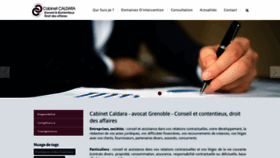 What Caldara-avocat-grenoble.fr website looked like in 2020 (4 years ago)