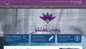 What Centerforvaluedliving.com website looked like in 2020 (4 years ago)