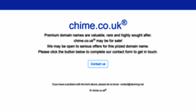 What Chime.co.uk website looked like in 2020 (4 years ago)