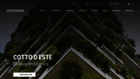 What Cottodeste.es website looked like in 2020 (4 years ago)
