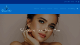 What Cosmetic-dermatology-center.com website looked like in 2020 (4 years ago)