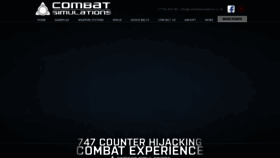 What Combatsimulations.co.uk website looked like in 2020 (4 years ago)