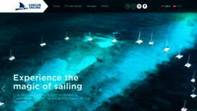 What Cancunsailing.com website looked like in 2020 (4 years ago)