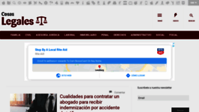What Cosaslegales.es website looked like in 2020 (4 years ago)