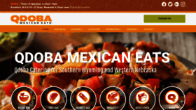 What Cateringqdoba.com website looked like in 2020 (4 years ago)