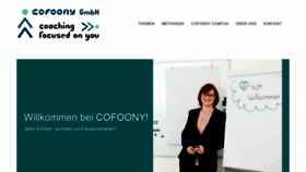 What Cofoony.de website looked like in 2020 (4 years ago)