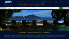 What Coldwellbankerstkittsnevis.com website looked like in 2020 (4 years ago)