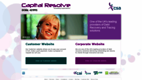 What Capitalresolve.com website looked like in 2020 (4 years ago)