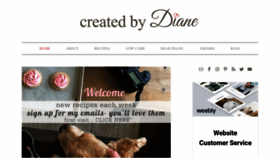 What Createdby-diane.com website looked like in 2020 (4 years ago)
