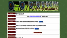 What Chorleybowmen.co.uk website looked like in 2020 (4 years ago)