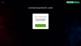 What Convensystech.com website looked like in 2020 (4 years ago)