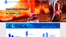 What Clinicamariadelmarruiz.es website looked like in 2020 (4 years ago)