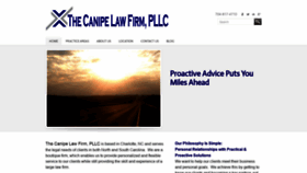 What Canipelaw.com website looked like in 2020 (4 years ago)