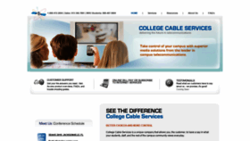 What Collegecable.com website looked like in 2020 (4 years ago)