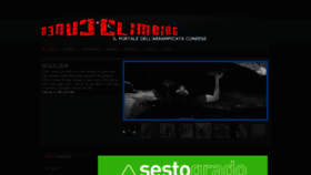 What Cuneoclimbing.it website looked like in 2020 (5 years ago)
