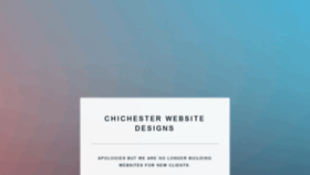 What Chichesterwebsitedesigns.com website looked like in 2020 (4 years ago)