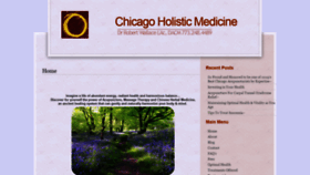 What Chicagoholisticmedicine.com website looked like in 2020 (4 years ago)