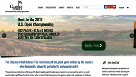 What Classicsofgolf.com website looked like in 2020 (4 years ago)