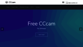 What Cccam.net website looked like in 2020 (4 years ago)