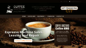 What Coffeedoctors.com website looked like in 2020 (4 years ago)