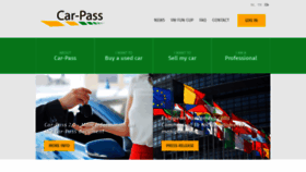 What Car-pass.be website looked like in 2020 (4 years ago)
