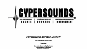 What Cypersounds.net website looked like in 2020 (4 years ago)