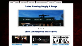 What Cartershootingsupply.com website looked like in 2020 (4 years ago)
