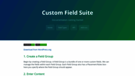 What Customfieldsuite.com website looked like in 2020 (4 years ago)