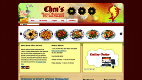 What Chensrestaurantva.com website looked like in 2020 (4 years ago)