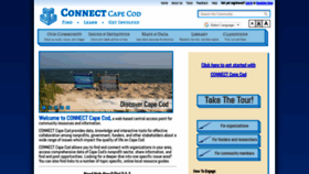 What Connectcapecod.org website looked like in 2020 (4 years ago)
