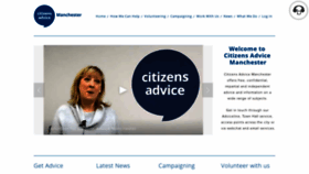 What Citizensadvicemanchester.org.uk website looked like in 2020 (4 years ago)