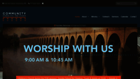 What Communityfreechurch.org website looked like in 2020 (4 years ago)